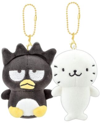 Sanrio Bad Badtz-Maru x Good Hanamaru Pair Mascot Chain Plush Doll