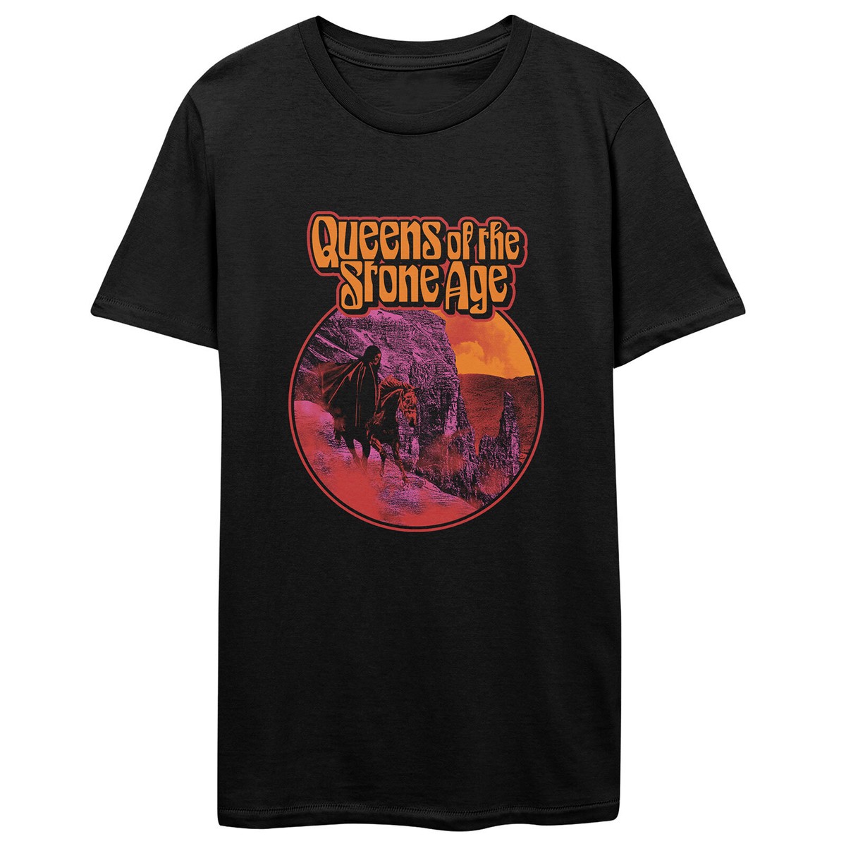 QUEENS OF THE STONE AGE QOTSA HELL RIDE LOGO OFFICIAL T-SHIRT