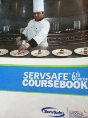 SERVSAFE COURSEBOOK 6th Edition TEXTBOOK & Practice Test Paperback EUC