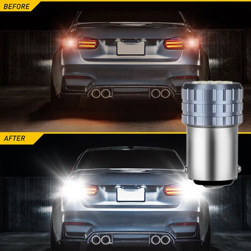 2Pcs 1156 1157 LED Bulb 15SMD Car Tail Reverse Backup Lights Turn Signal Lamps - Picture 7 of 13