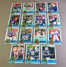 1990 Topps NFL Football Sports Trading Cards AFC East Division - Your Choice