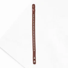 Plunder Bracelet (new) JESSAMINE -BROWN LEATHER CUFF - 7.5"-8.5" ADJ (PB661)