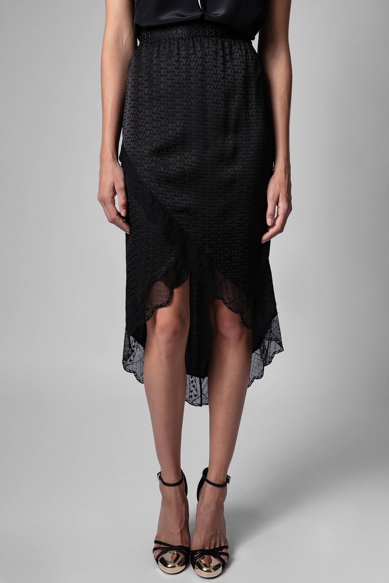 Zadig & Voltaire Jeudie Jac Skirt Size 36 Black $378 NEW | eBay