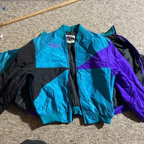 VTG RETRO SNOWMOBILE JACKET ARCTIC CAT WEAR WOMENS PRIDE RIDER 2PC LINER NEONUSA - Picture 16 of 19