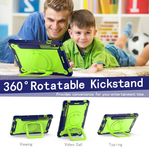 For Samsung Galaxy Tab S9/ S9 FE/ S9+ Plus/ S9 FE+ Case 360 Rotating Carry Cover - Picture 10 of 19