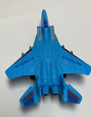 Matchbox Stealth fighter Plane 6 x3.5x2 . Blue.