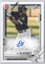 2021 Bowman 1st Paper Prospect Autographs #PAPR-DG DJ Gladney