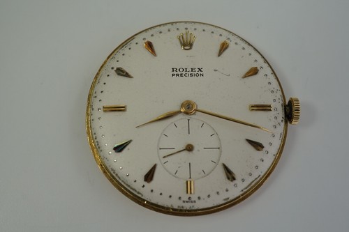 ROLEX 4332 PRECISION 18K GELBGOLD GRASSHOPPER ANSTÖSSE & ORIGINAL ZIFFERBLATT 1947 - Bild 19 von 23