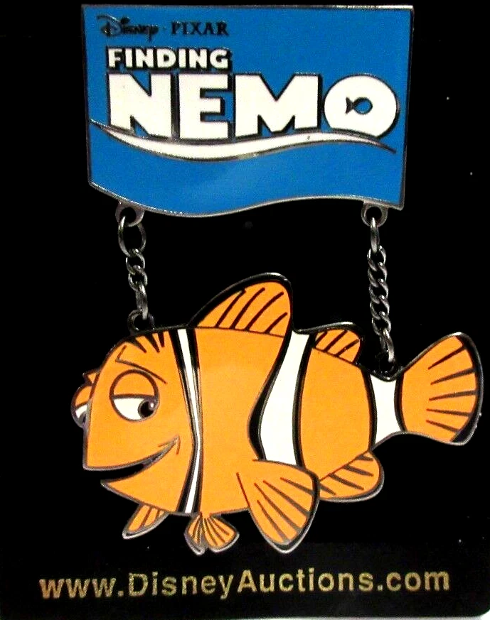 Prendedor Jumbo Buscando a Nemo 2003 Subastas Disney/Marlin Cuelga LE de 100 Foto 3 de 4