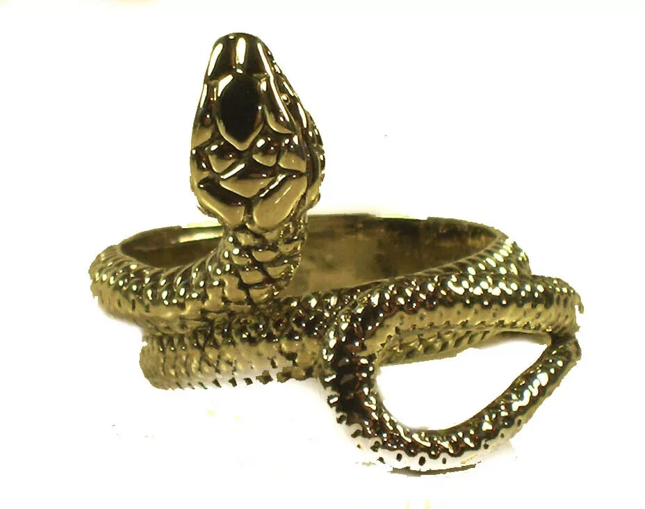 Silver Ring Snake 9 with Snake Head Body Mary Kay Gift-image