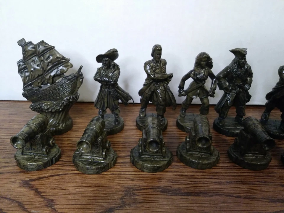 Piratas del Caribe en el fin del mundo piezas de ajedrez de repuesto verde 15 D&D Foto 2 de 4