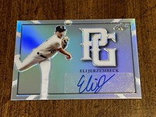 ELI JERZEMBECK 2021 LEAF PERFECT GAME SILVER AUTOGRAPH #25/25 S. CAROLINA