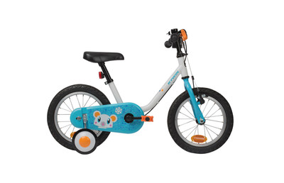 BICICLETTA BAMBINO 3-5 ANNI 90-105CM BTWIN 100 ARCTIC 14\