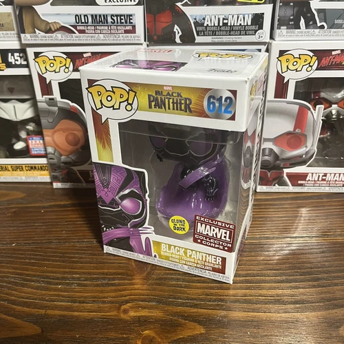 Funko Pop! Marvel Black Panther GITD Collector Corps Exclusive 612