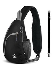 Water Resistant Crossbody Sling Bag Lightweight Shoulder Chest Daypack