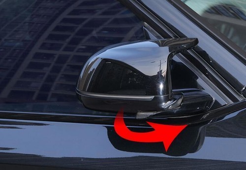 For BMW X3 X4 X5 G01 G02 G05 Black Rearview Mirror Side Cover Trim Accessories - Picture 3 of 8