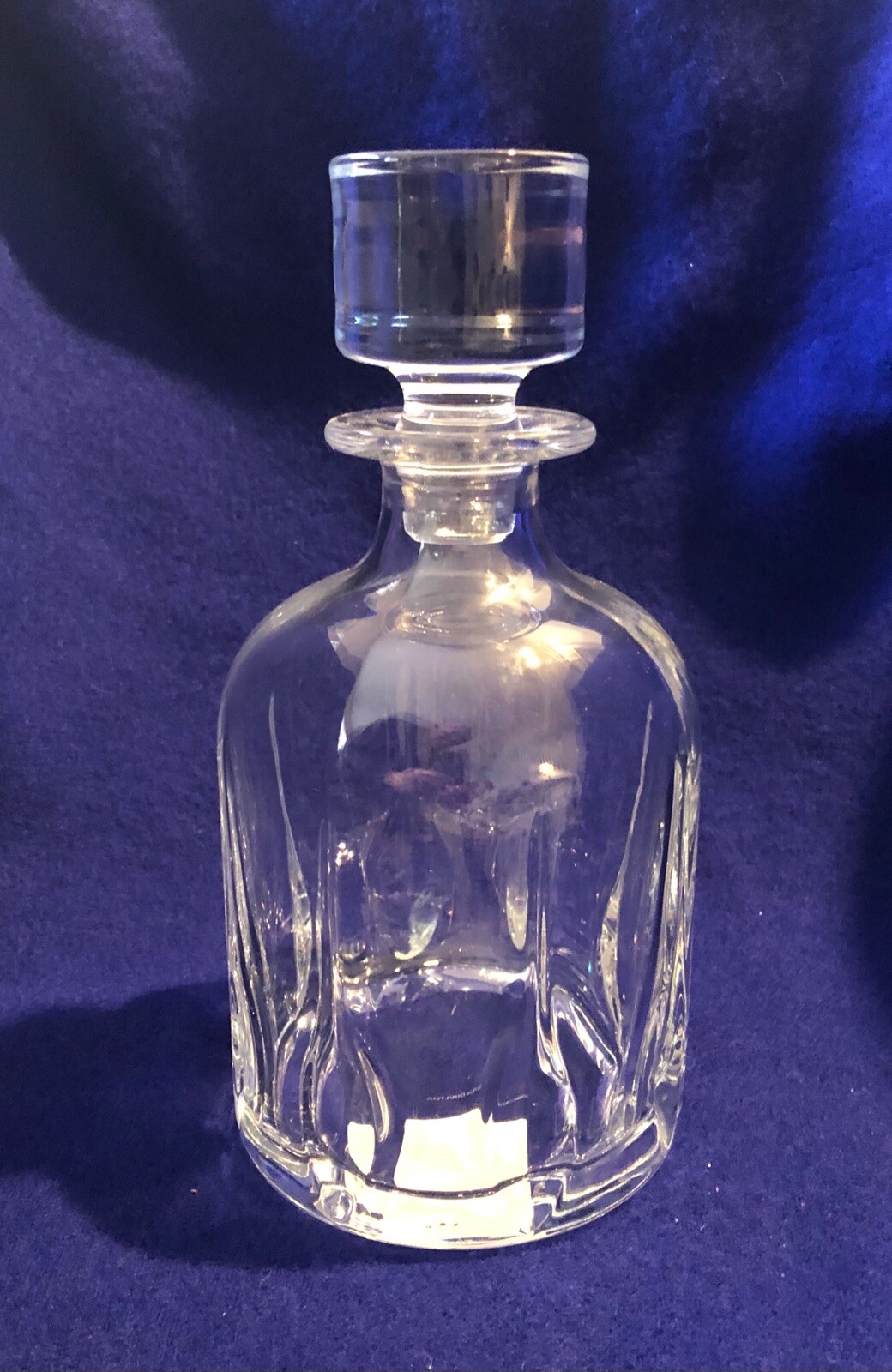 ROYAL DOULTON Mode 26 Oz. Whiskey Decanter. Crystalline, Made In Italy