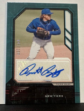 🔥 BRETT BATY AUTO 003/100 2021 Panini Chronicles Playbook Autographs RED #PA-BB