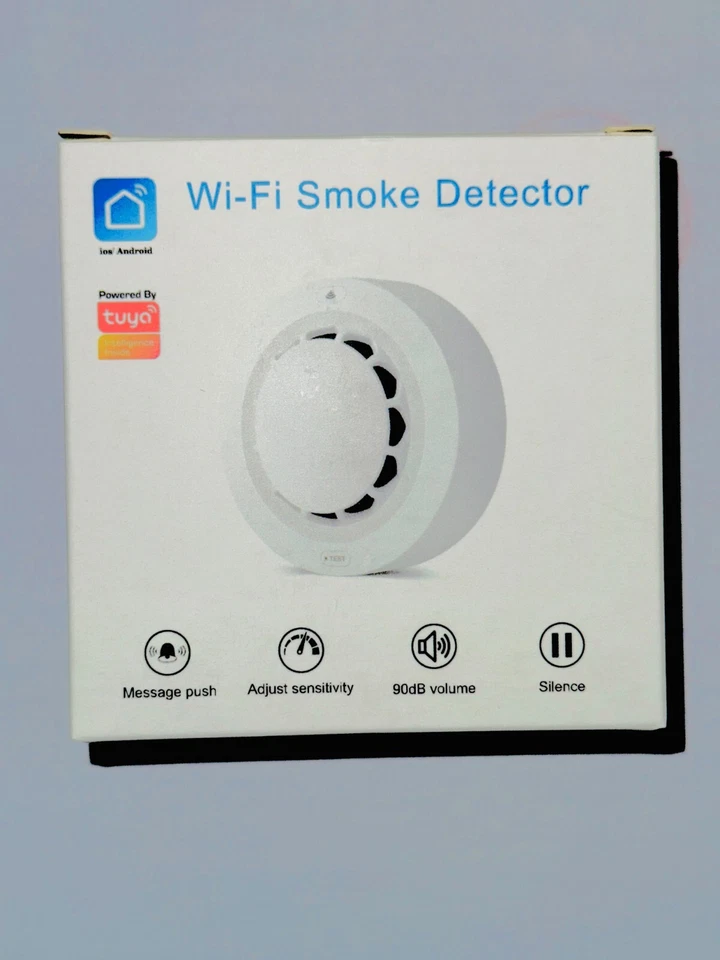 Wi-Fi Smoke Detector Alarm Smart Wifi Control With Mobile App more Safe Home - Image 4 of 4