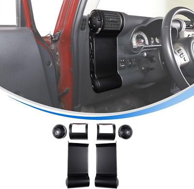 Black Side Air Vent Outlet Panel Frame Trim for Toyota FJ Cruiser 2007-2021