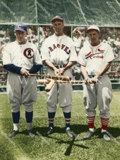 ER186 KiKi Cuyler Cubs - Wally Berger Braves 8x10 11x14 16x20 Colorized Photo