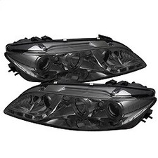 Spyder for Mazda 6 03-05 With Fog Lights Projector Headlights LED Halo DRL
