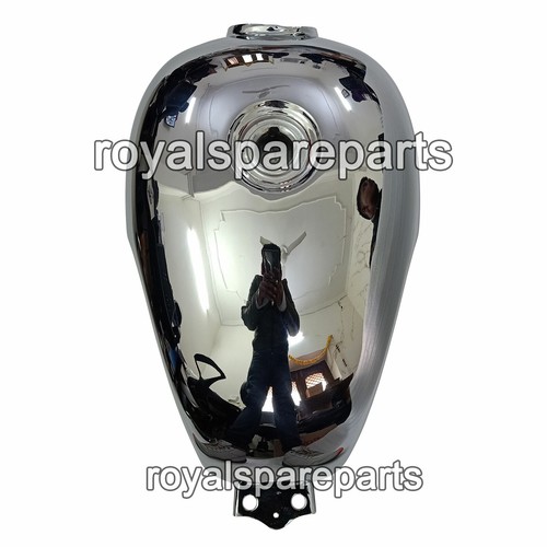 Fit For Royal Enfield Interceptor 650 Fuel Petrol Gas Tank Chrome - Picture 7 of 8