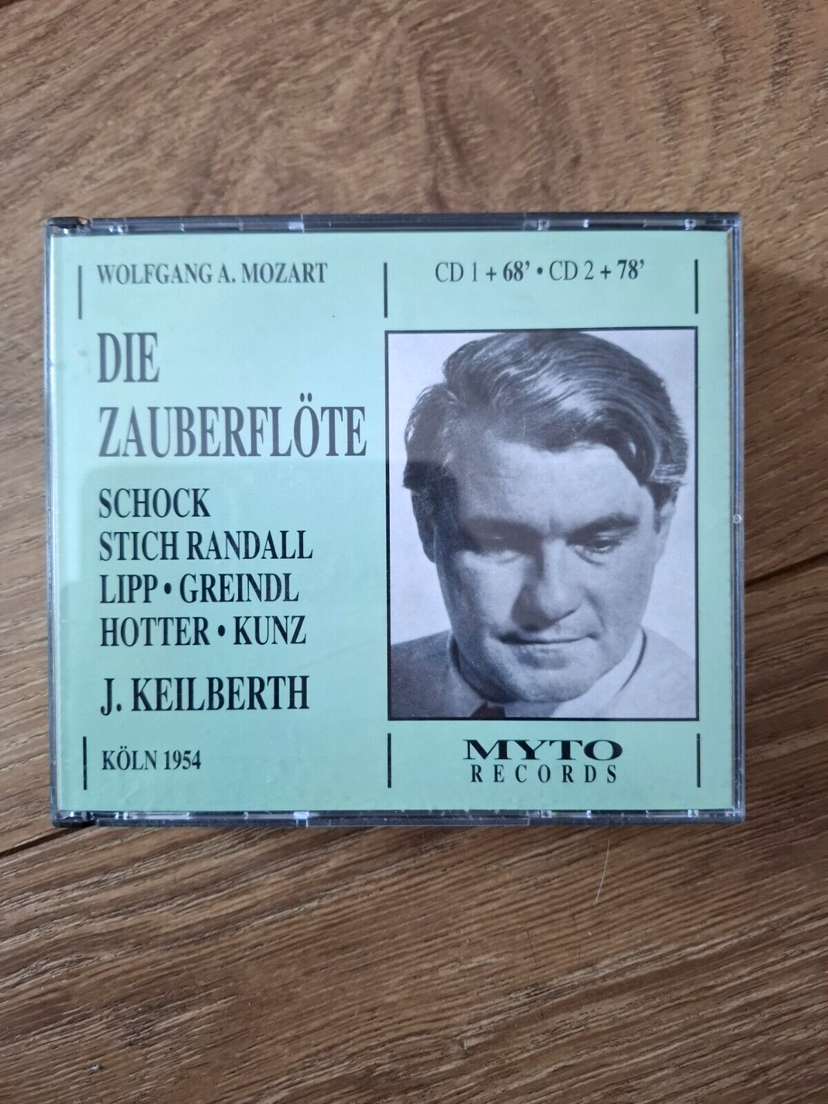 Wolfgang Amadeus Mozart: Die Zauberflote: Joseph Keilberth: 2CD Boxset + Booklet