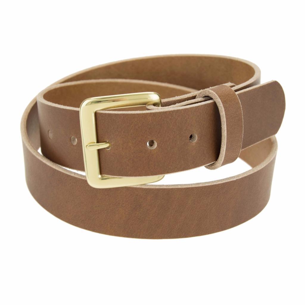 The Ottawa -1.5"(38mm) Black Solid Buffalo Leather Grommet Belt Handmade In Canada By Zelikovitz