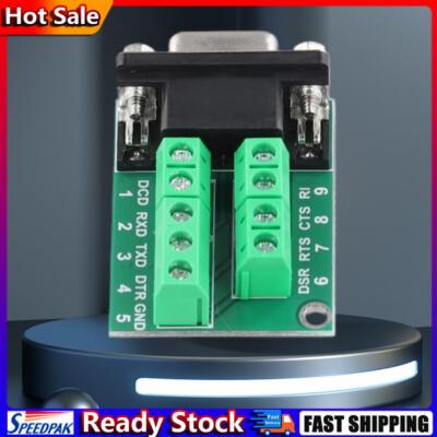 D-SUB 9Pin lötfreier Stecker Breakout Board DB9 RS232 Serieller Adapter (Buchse)