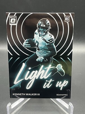 Kenneth Walker III 2022 Donruss Optic #LU-16 Light it Up Seattle Seahawks