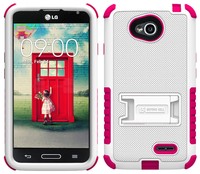 White Pink Tri-shield Case Stand Screen Protector For Lg Optimus L70 Ms323 Phone on sale White Pink Tri-shield Case Stand Screen Protector For Lg Optimus L70 Ms323 Phone on sale