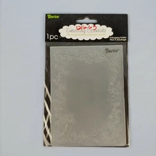 Darice Embossing Essentials Folder 1216-63 Bird Scroll Frame Craft Scrapbooking