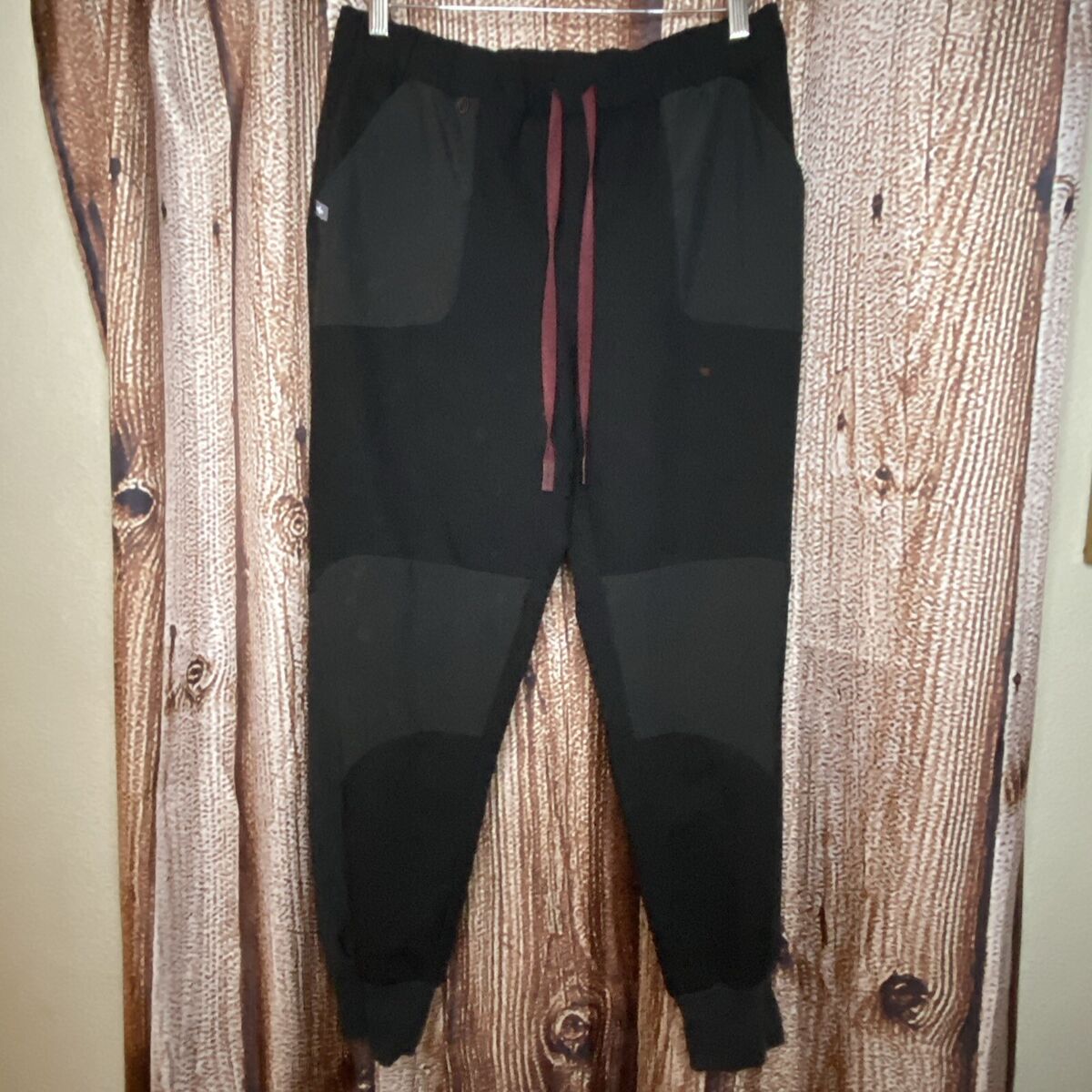 FIGS x Disney Mickey Mouse Embroidered Black Joggers Scrub FIGS x Disney Mickey Mouse Embroidered Black Joggers Scrub
