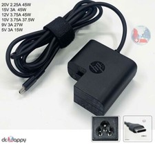 45W Type-C USB-C Power Adapter for HP 15a-na 15a-na0047nr 15at-na000 Chromebook