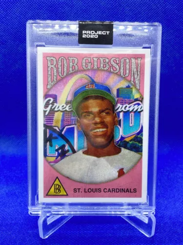 Topps Project 2020 BEN BALLER BOB GIBSON #163 1959 Cardinals RC rookie w/ box