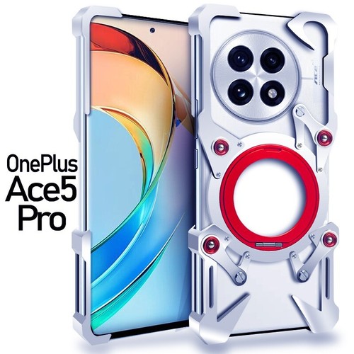 Magnetic Aluminum Metal Rimless Bumper Stand Case For OnePlus 12 13 13R Ace5 Pro - Picture 16 of 19