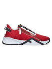 100% AUTHENTIC NEW MEN FENDI FLOW VERTIGO RED MIX MEDIA SNEAKER UK 11/US 12 — photo 2
