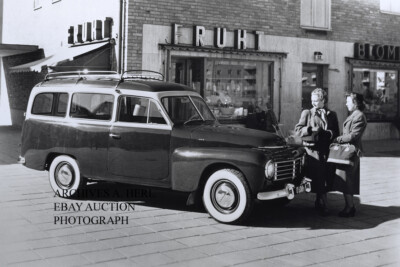 Volvo PV 445 Duett 1958 factory model introduction press photo automobile photo