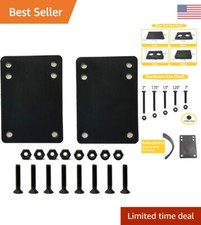 Durable Rubber Skateboard Riser Pads - 6mm 12mm 14mm - Includes Hardware