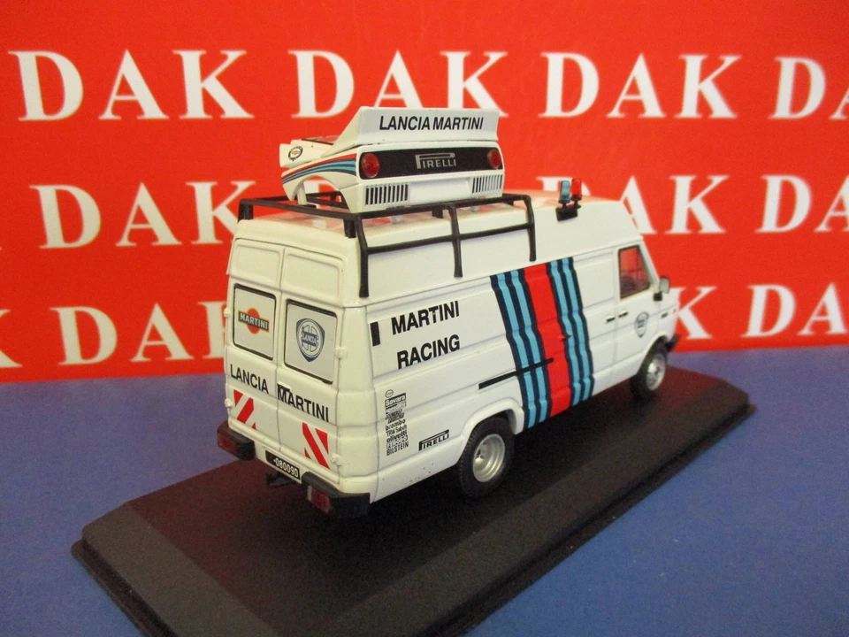Die cast 1/43 Modellino Furgone Iveco Daily Lancia Martini Rally Team 1986 - Immagine 4 di 4