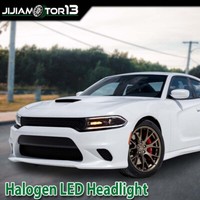 FIT FOR DODGE CHARGER 2015-2021 2022 HALOGEN HEADLIGHT LAMPS RIGHT + LEFT SIDE 10