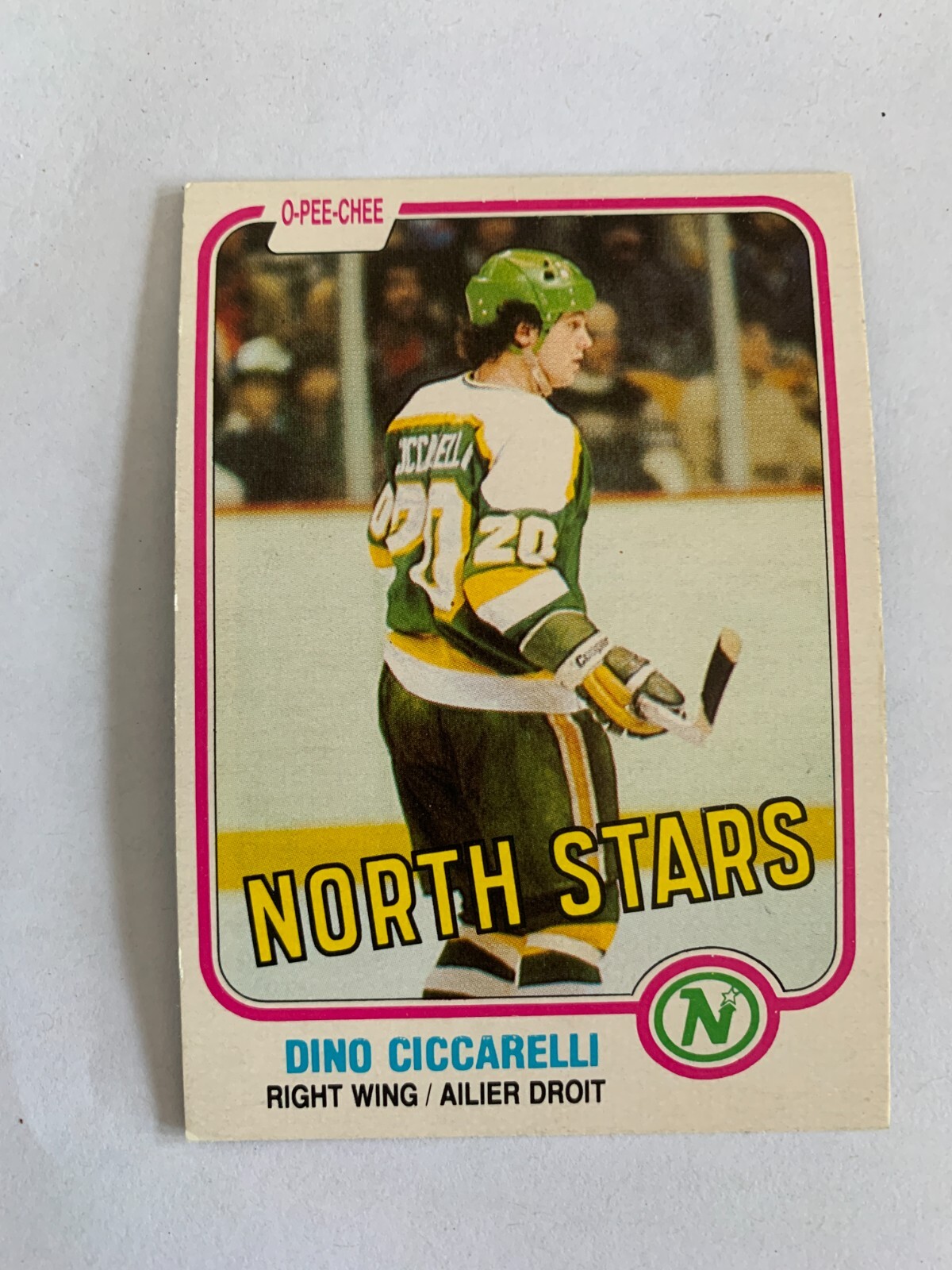 1981-82 O-Pee-Chee #161 Dino Ciccarelli RC Minnesota North Stars - VINTAGE (v28)