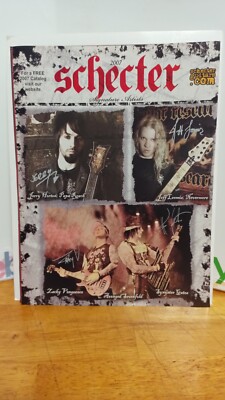 SCHECTER GUITARS AVENGED SEVENFOLD JEFF LOOMIS  PRINT AD 11 X 8.5.  C3