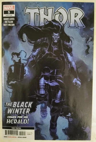 Thor #5 (2020 3rd Print, Klein Trade Variant, 1st Appearance Black Winter) ✨NM✨