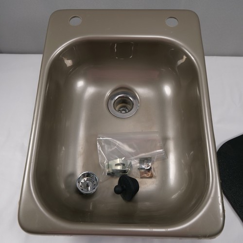 Fregadero Travel Star 2016 con cubierta de tabla de cortar negra soportes de tapones de drenaje - Imagen 5 de 24