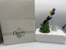 CHARMING TAILS FIGURINE HANG ON 98/600 SPECIAL ED DEAN GRIFF SIGNED FITZ & FLOYD