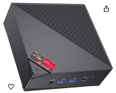 4K UHD MINI PC Gaming PC AMD Ryzen 7 5700U 32GB DDR4 512GB