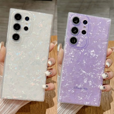Handyhülle für Samsung Galaxy S24 S23 S22 Ultra Plus Glitzer Slim Stoßfeste Case