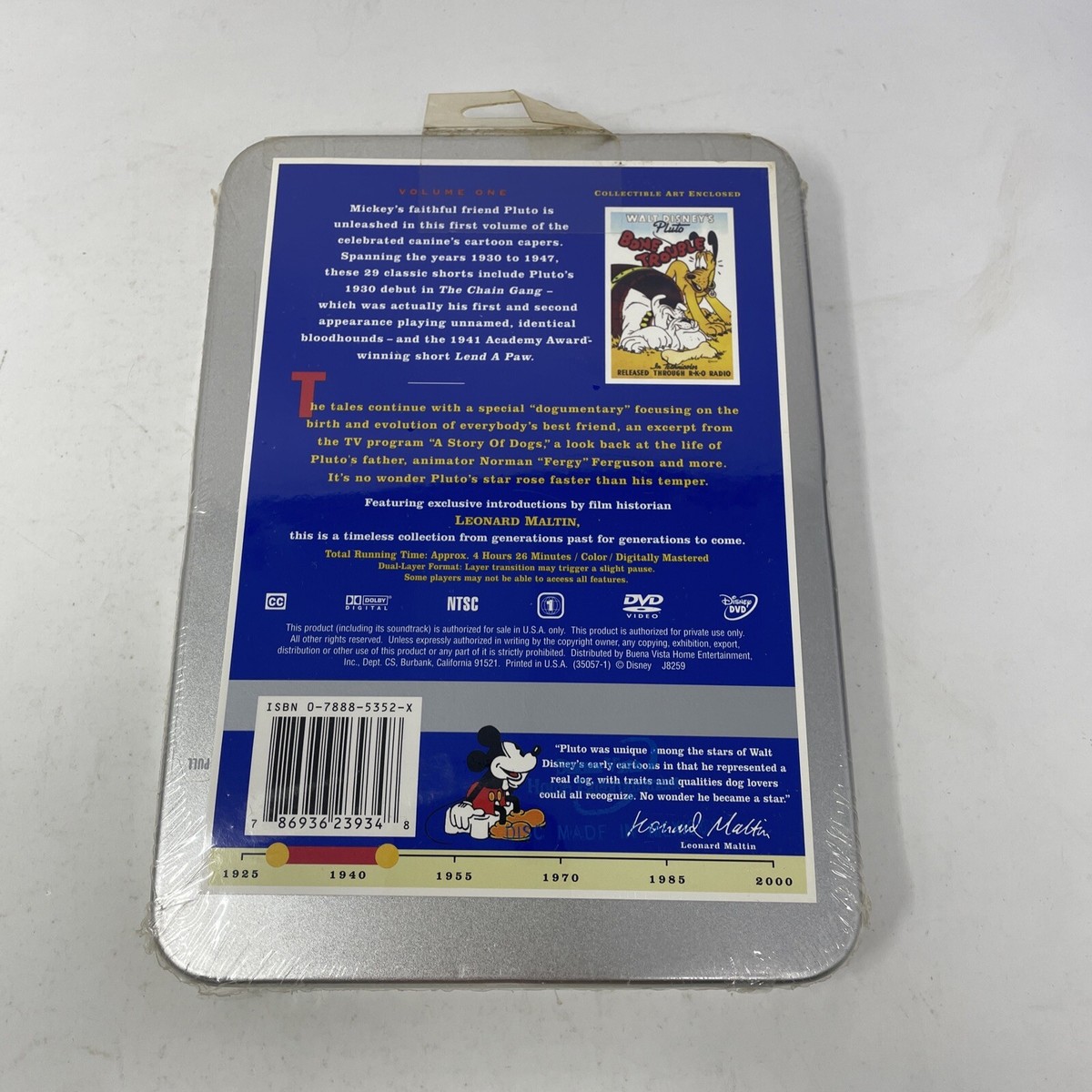 Walt Disney Treasures The Complete Pluto 1930- 1947 Brand
